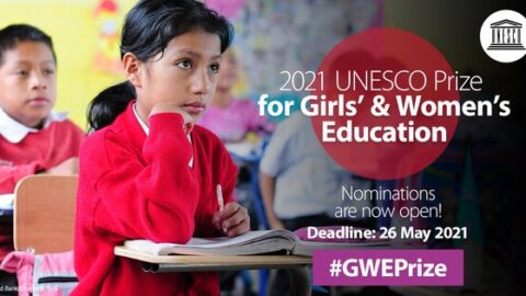 UNESCO Prize for Girls’ and Women’s Education (USD $50,000)