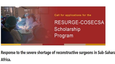 ReSurge-COSECSA Scholarship for Final Year African Medical Students