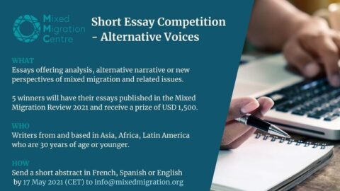 Mixed Migration Centre Short Essay Competition 2021 (USD1,500)