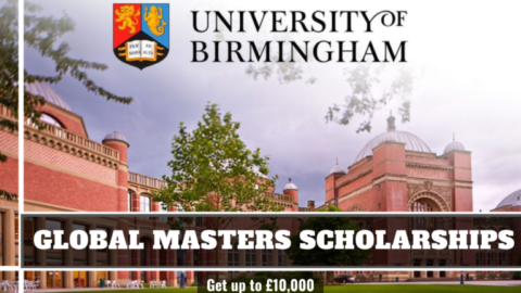 Global Masters Scholarships at University of Birmingham 2021 (£10,000 GBP)