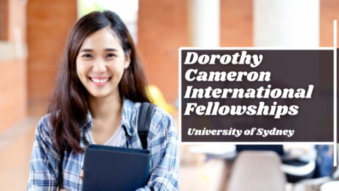 Dorothy Cameron Fellowships at University of Sydney 2021 ($12,500)