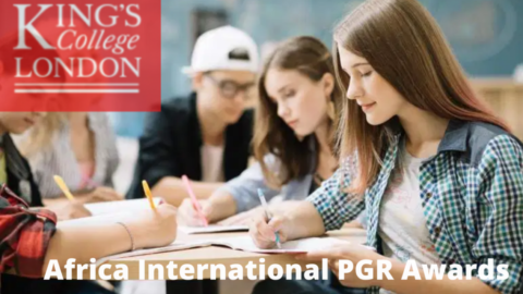 Kings College London Africa International PGR Scholarships 2021