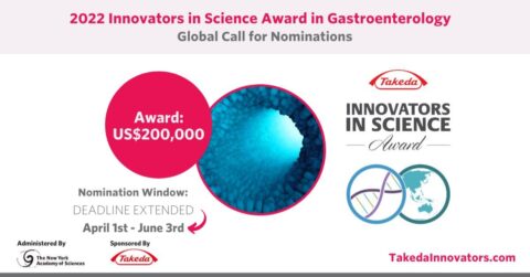 New York Academy of Sciences Innovators Award 2021 ($200,000)