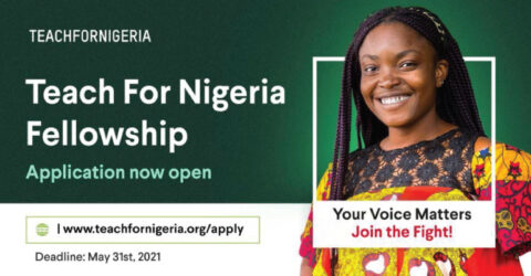 Teach For Nigeria Fellowship 2021.