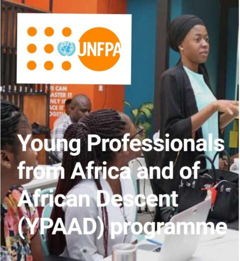 UNFPA Young Professionals from Africa and of African Descent (YPAAD) programme 2021