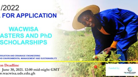 WACWISA Masters and PhD Scholarship 2021(Funded)