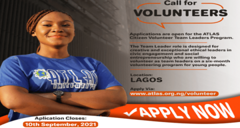 Apply To Be An Atlas Citizen Volunteer Team Lead