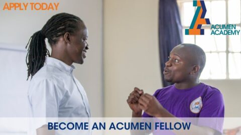 Acumen East Africa Fellowship 2021 (Fully Funded)