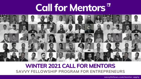 Closed: Call for Mentors: Savvy Fellowship Program
