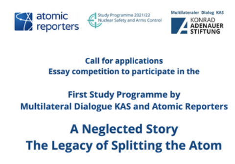 KAS/Atomic Reporters Essay Contest 2021