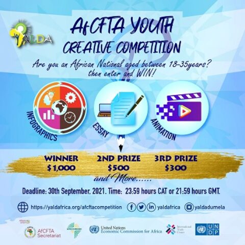 Closed: AfCFTA Youth Creative Competition (US$ 1000 cash Prize)