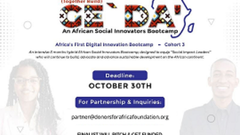 GE` DA’ Social Innovators Boot camp for Africans 2022