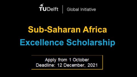 TU Delft Sub-Saharan Africa Excellence Scholarships 2021 (Funded)