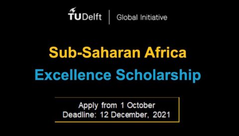 TU Delft Sub-Saharan Africa Excellence Scholarships 2021 (Funded)