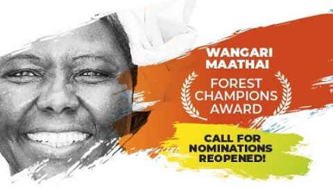Wangari Maathai Forest Champions Award 2021 (USD20,000)