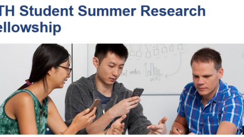 ETH Zurich Student Summer Research Fellowship 2022 (Funded)