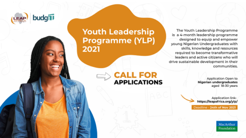LEAP Africa Youth Leadership Programme For Nigerian Undergraduates 2021