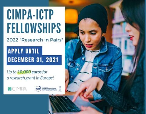 CIMPA-ICTP Fellowship Programme For Mathematics Researchers 2022