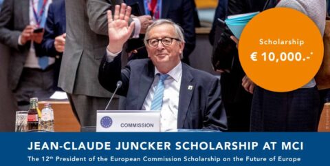 Closed: Jean-Claude Juncker Scholarship for Masters Study at MCI 2022 (10,000 EUR)