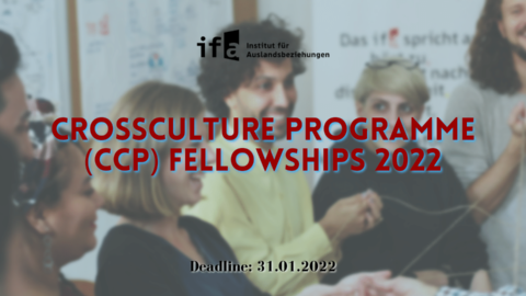 Closed: CrossCulture Programme (CCP) Fellowships 2022