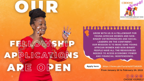 Closed: Grow With Us Fellowship Program for Young African Women/Non-Binary Persons.