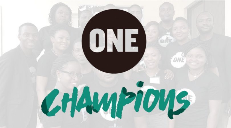 Become a ONE Champion in Nigeria