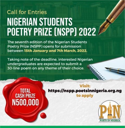 Nigerian Students Poetry Prize (NSPP) 2022