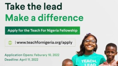 Teach For Nigeria Fellowship for Young Nigerians 2022