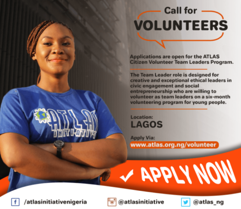 ATLAS Citizen Volunteer Team Leaders Program 2022 For Nigerians