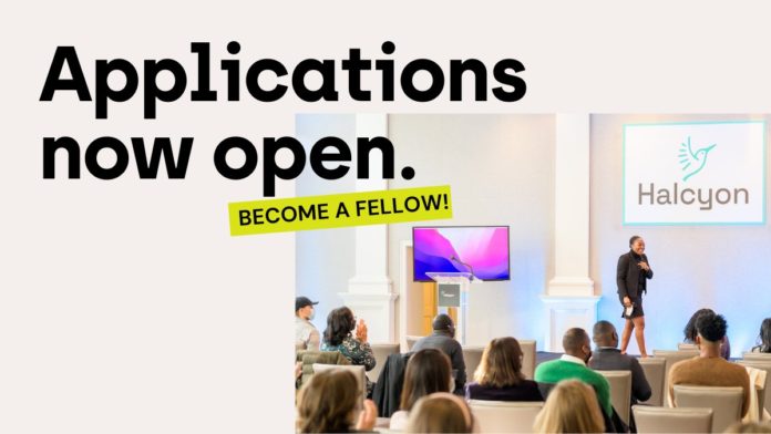 Halcyon Flagship Residential Fellowship for Entrepreneurs