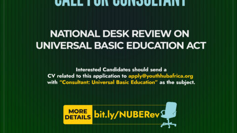 Closed: YouthHubAfrica Call for Consultant- National  Desk Review on Universal Basic Education Act