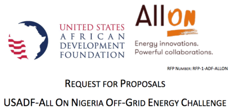 USADF-All On Nigeria Off-Grid Energy Challenge 2022 ($100,000)
