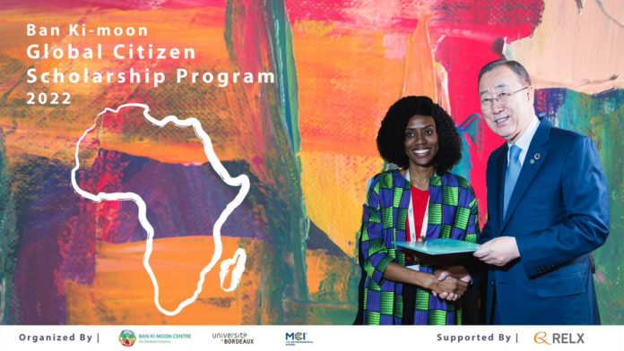 Ban Ki-moon Global Citizen Scholarships for African Leaders