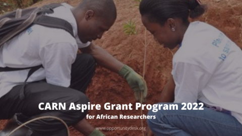 CARN Aspire Grant Program For African Researchers 2022 (up to $5,000)