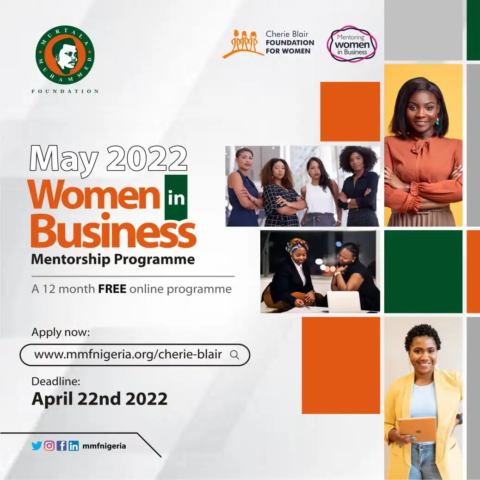 Cherie Blair Mentorship Program for Women In Business 2022
