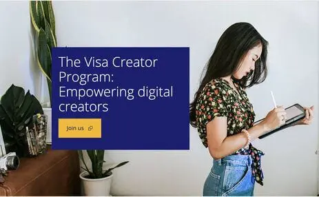 The Visa Creator Program for Digital Creators