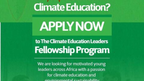 Closed: EcoChampions Climate Education Leaders Fellowship for Young Africans 2022
