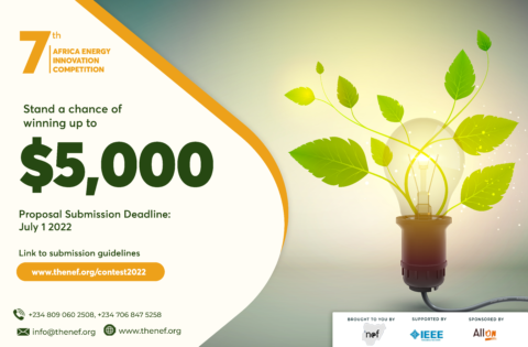 Closed: 7th Africa Energy Innovation Competition for Young Energy Professionals 2022