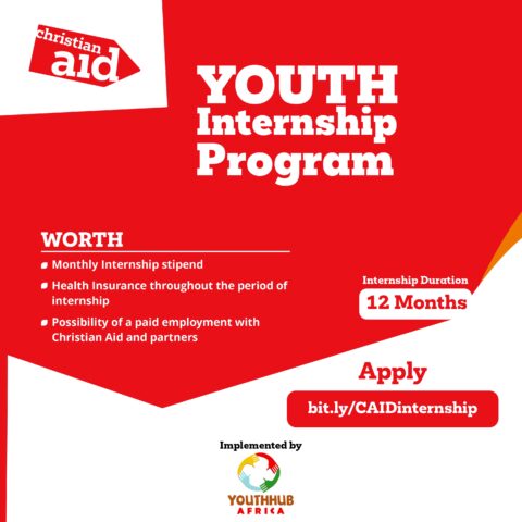 Closed: Christian Aid Youth Internship Program (All Expense Paid)