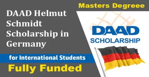DAAD Helmut-Schmidt Programme Masters Scholarship 2023