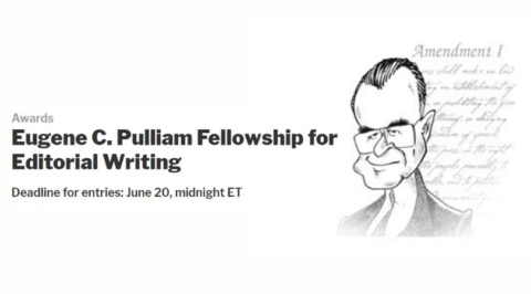 Eugene C. Pulliam Fellowship for Editorial Writing 2022(Up to $75,000)