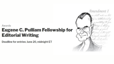 Eugene C. Pulliam Fellowship for Editorial Writing 2022(Up to $75,000)