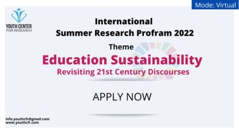 International Summer Research Program 2022 For Young People