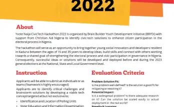 YVote Naija CivicTech Hackathon 2022