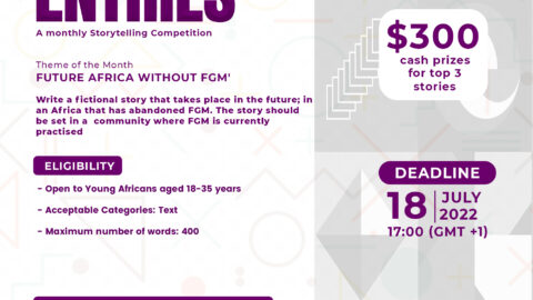 Closed: Call for Stories: YouthEndFGM Competition 300 USD Cash Prize (July)