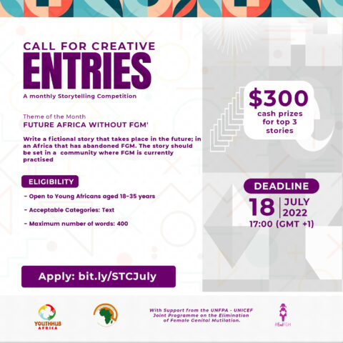 Closed: Call for Stories: YouthEndFGM Competition 300 USD Cash Prize (July)