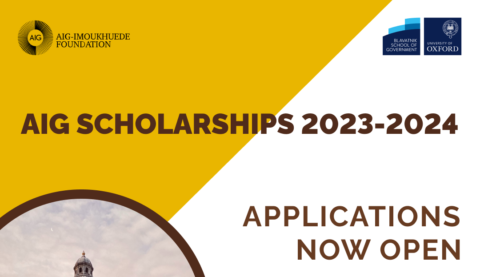AIG Scholarship University of Oxford 2023-2024 Fully Funded for Nigerians(Up to £50,000)