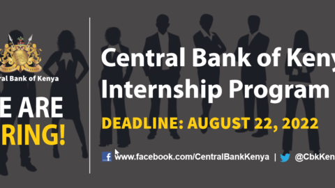 Closed: Central Bank of Kenya Internship Program 2022