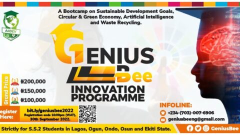 Genius Bee Innovation Programme For Young Nigerians (Up to N450,000 )