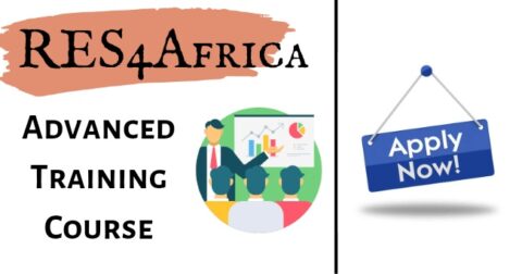 RES4Africa Advanced Training Course 2022 For Africans